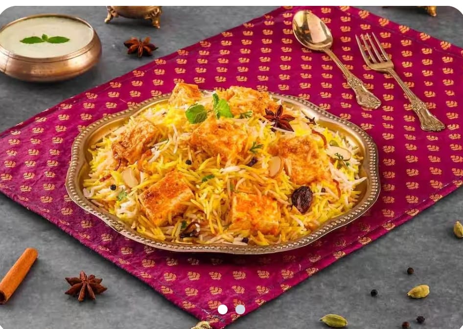 Veg biryani course